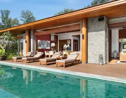 Aquella Lakeside Phang Nga golf villa swimming pool