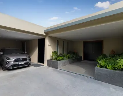 Villa Mimosa Layan Beach-Parking area