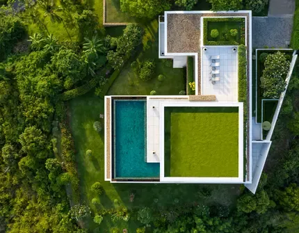 Samujana Villa -  Above view