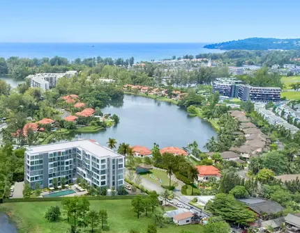 Laguna Lakeside premium Phuket condo - view onto Laguna Phuket