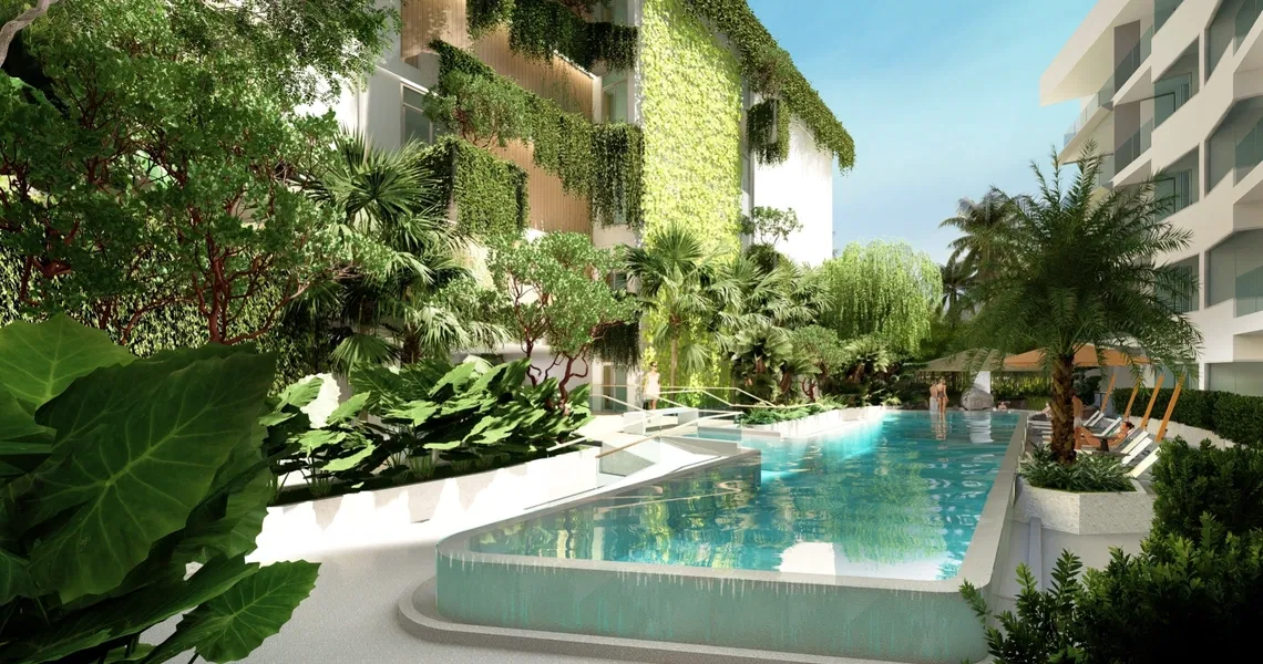 The AQUA Luxury Waterfront Residence - Swimming pool