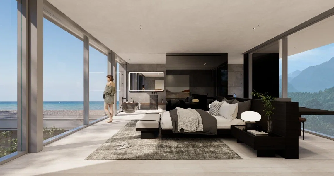 Sea Theatre Rawai Beachfront - master bedroom