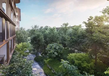 Mulberry Grove at The Forestias Luxury Bangkok Condo forest view