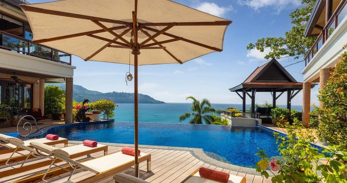 Ocean Front Villa - Relaxing area