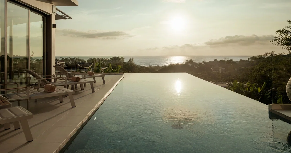 Vista del Mar Phuket - sea view at sunset