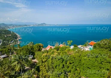 Land Seaview Chaweng Noi  - View from the plot 2