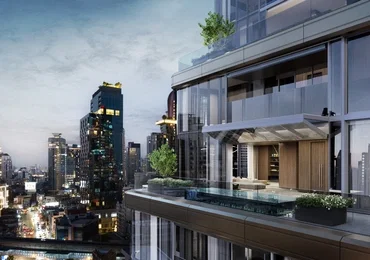 Power Tower Bangkok - exterior balcony