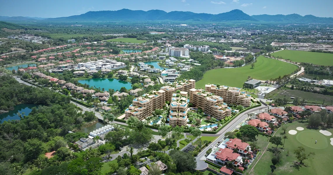 Laguna Golf Residences Hibiscus - aerial view