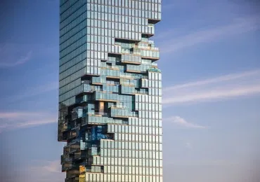 The Ritz-Carlton Residences Bangkok - pixelated facade