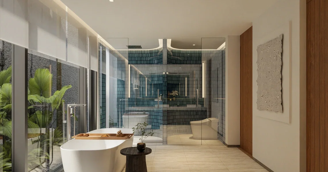 Pavara Vhana bathroom with tub