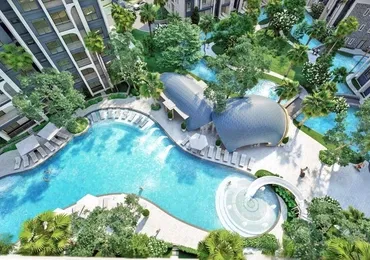 Title Halo - Render exterior pool