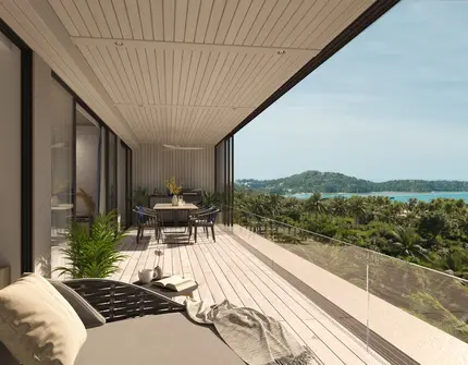 Condominium on Phuket Laguna Beachside 2 bedroom sea view