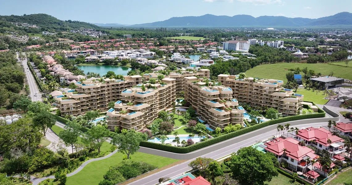 Laguna Golf Residences Hibiscus - bird eye view