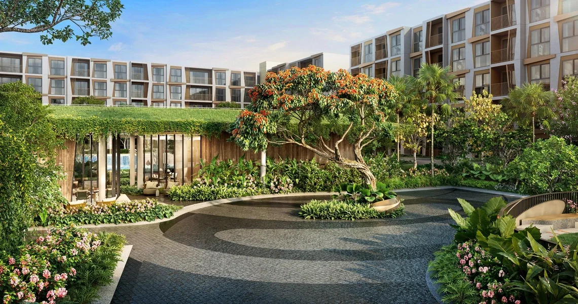 Rhea by Sansiri resort condo - entrance