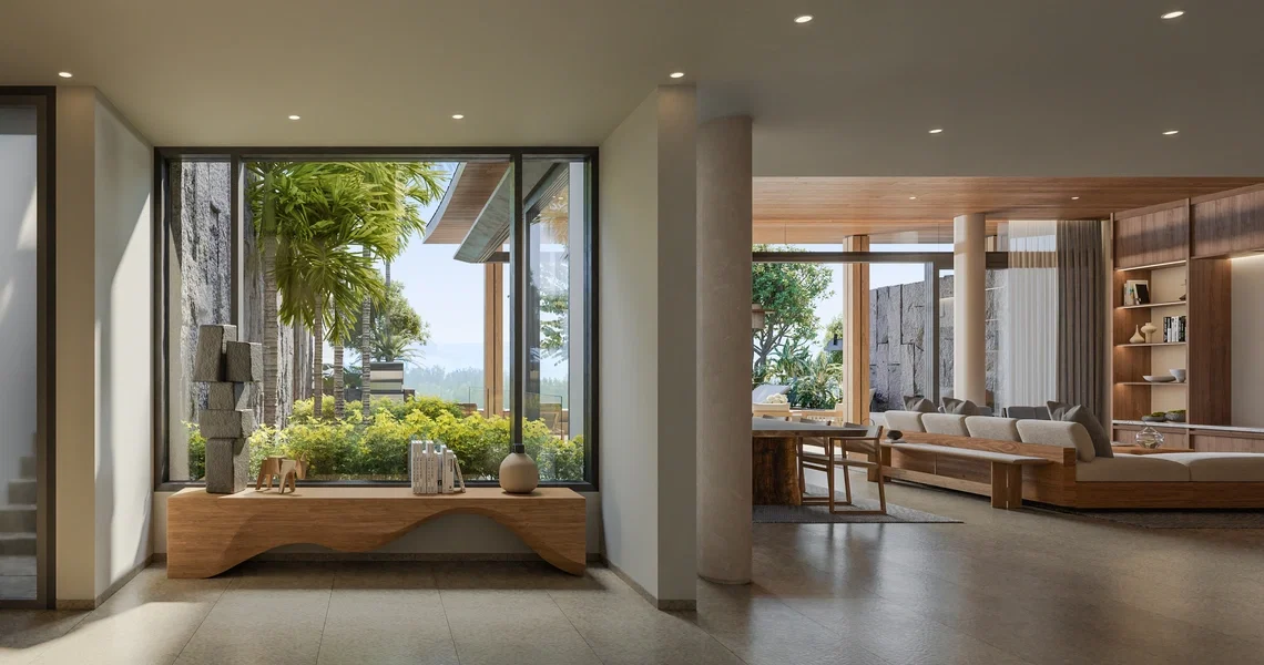 Pavara Vhana living room with view