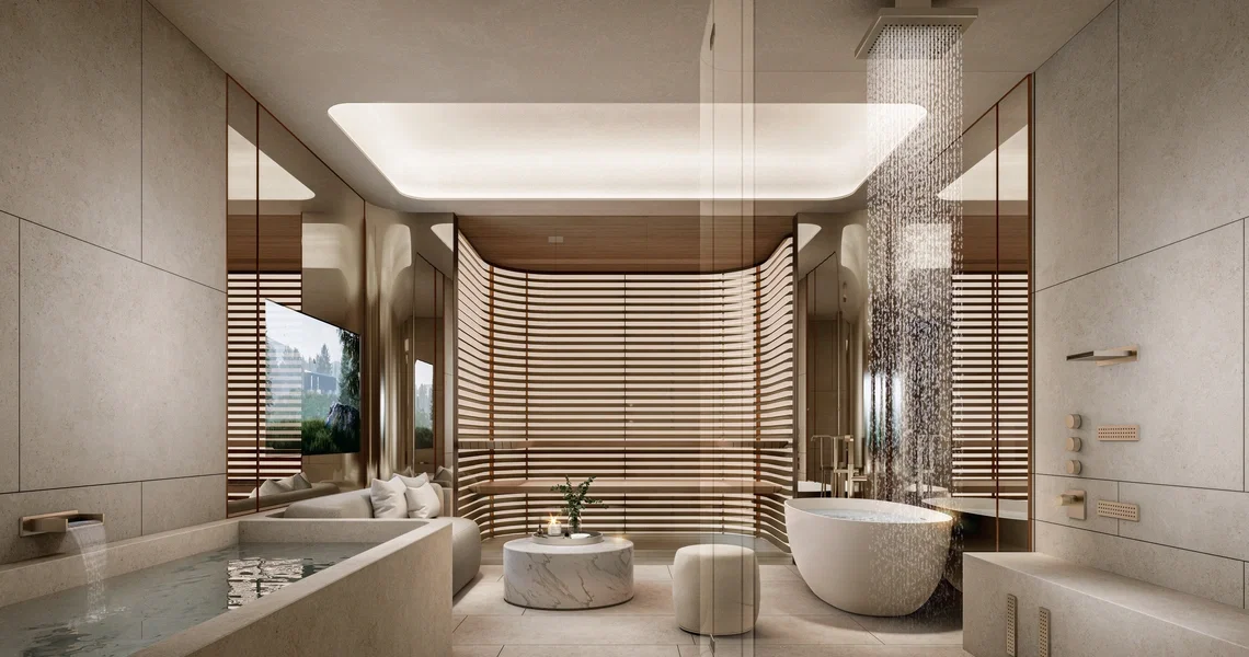 Power Tower Bangkok - bathtub