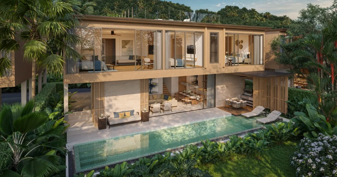 NATURALE Kamala exterior of pool and villa