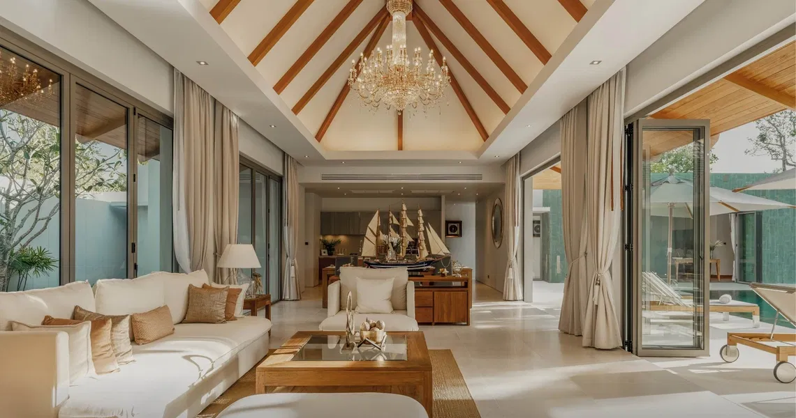 Anchan Burgundy – Living area