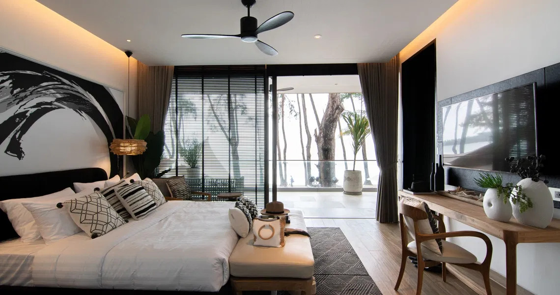 Condominium on Phuket MGallery Residence s MontAzure Lakeside bedroom