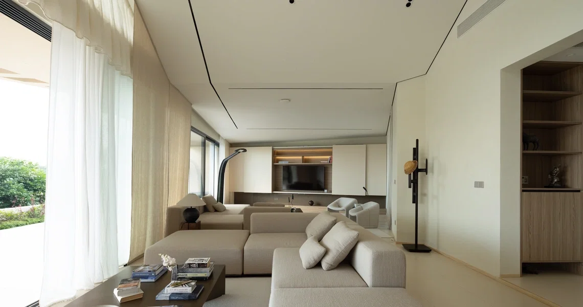 Villa KW2 living room with TV