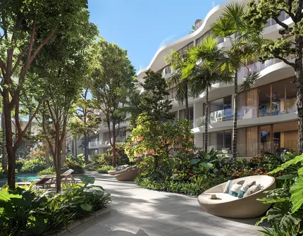 Garrya Residences Phuket beachfront resort - garden and building