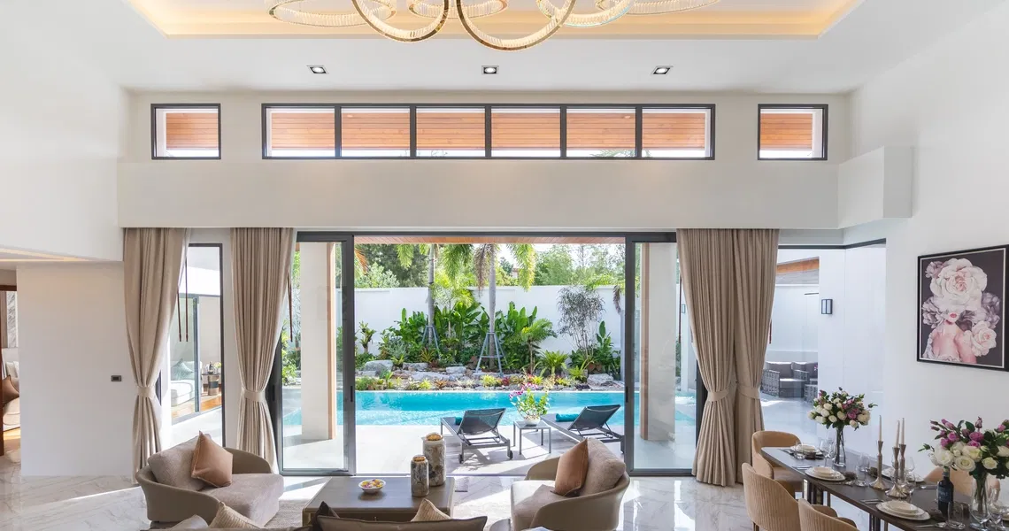 The Breeze Villas - Living Area