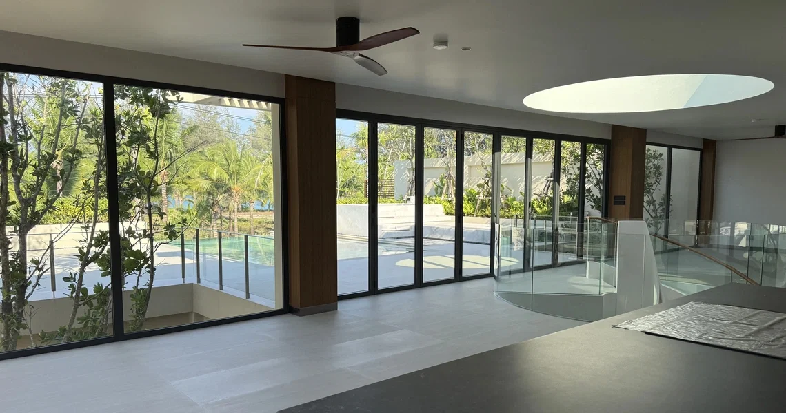Banyan Tree Beachside Aegir interior with garden view