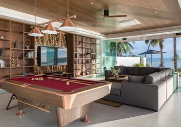 Ultra-Luxury 7 Bedroom Beachfront Villa Samui - Living area