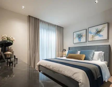 Chalermnit Art De Maison Condo in Bangkok bedroom