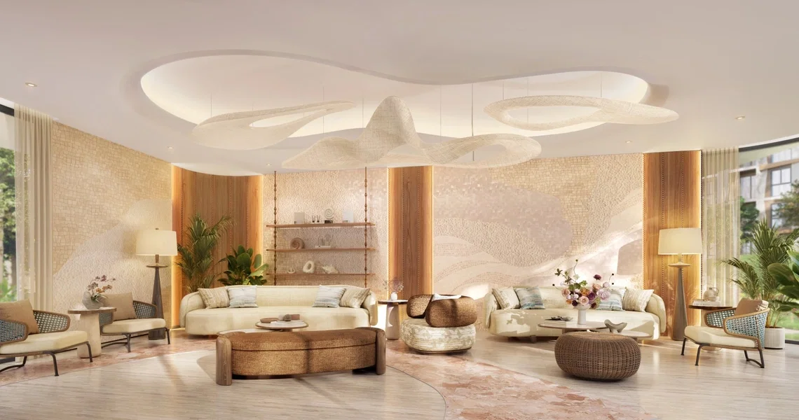Rhea by Sansiri resort condo - lobby