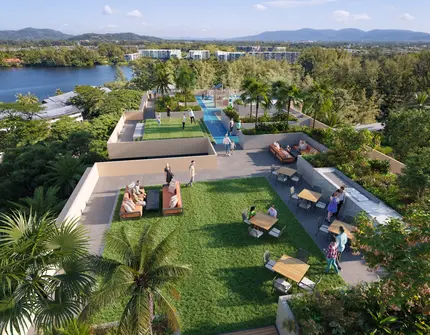 Condominium on Phuket Laguna Beachside rooftop