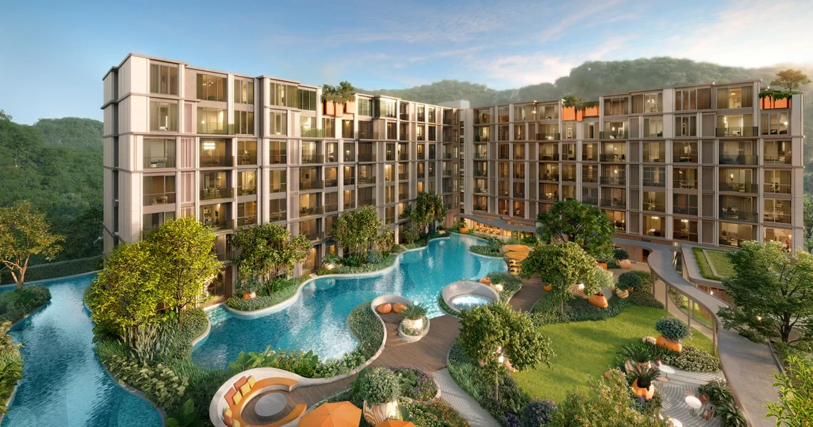 Canvaz Palette Cherngtalay exterior pool garden