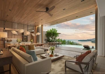 NATURALE Kamala living room with view