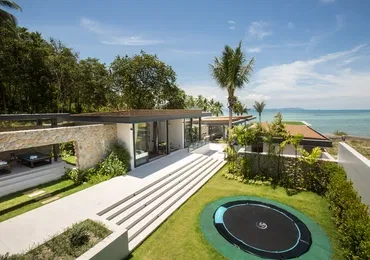 Ultra-Luxury 7 Bedroom Beachfront Villa Samui - Out door garden