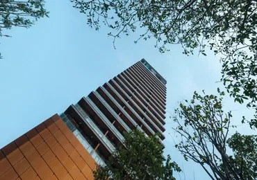 Khun by Yoo luxury condo in Bangkok building view