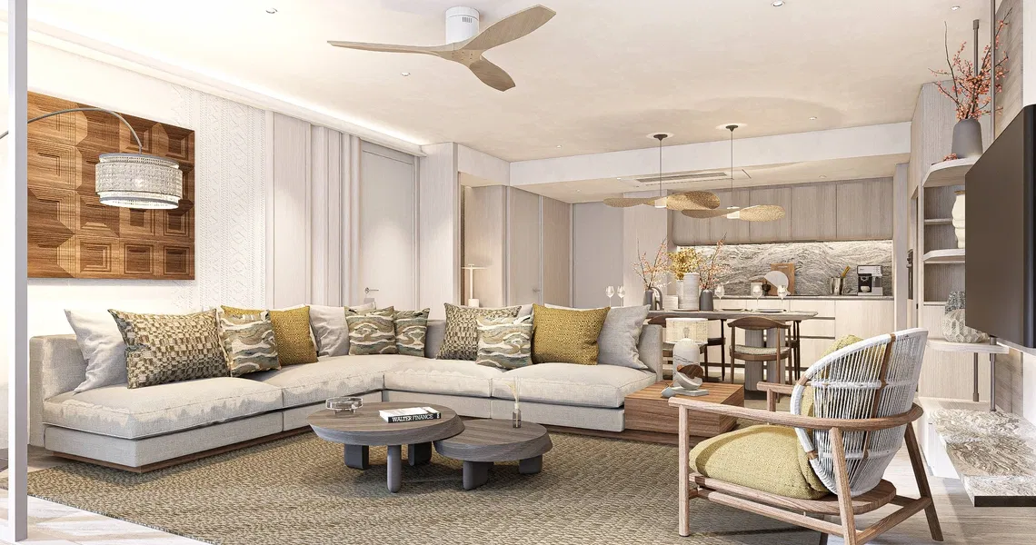 Bellaguna Lake Residences Lotus-Living area