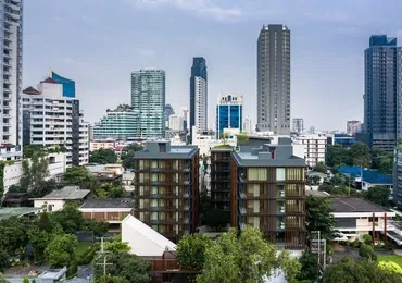 Chalermnit Art De Maison Condo in Bangkok aerial